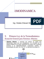 1ra Ley de La Termodinamica - Sistemas Abiertos