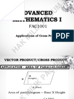 FAC1001 - Cross Product (Ii)