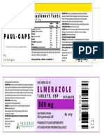 Capsuletablets Label