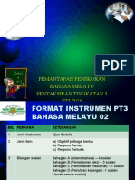 Penyelarasan & Pemantapan Penskoran BM PT3