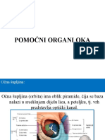 Predavanje Broj 4 - Pomoćni Organi Oka