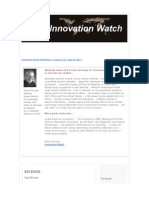 Innovation Watch Newsletter 10.16 - July 30, 2011