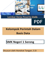 Lembar Kerja Peserta Didik Basis Data KD 3.4