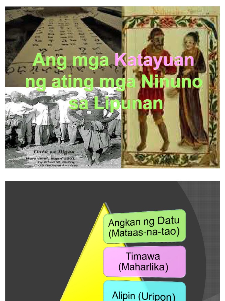 Kalagayan Ng Mga Kababaihan Sa Pilipinas Noong Sinaunang Panahon