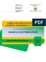 Module Form Scient - Formation Ia 2022