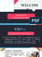 Bussiness Communication Unit 1