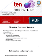 Migration Project: System Analysis