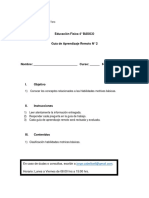 4° Básico - Guía de Aprendizaje Remoto - Ed Física - N°2