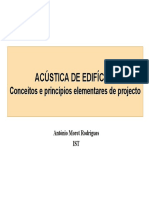 Acústica de edifícios: conceitos e princípios elementares