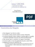 Ativos Financeiros de Rendimento Fixo - Gestão