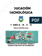 CUADERNILLO EDUCACIÃ - N TECNOLOGÃ - A - 1er AÃ - O - 2022