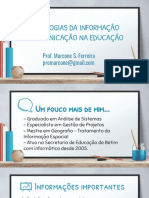 TIC Na Educação Slide 001