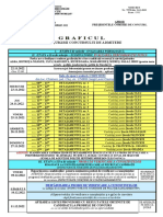 Graficul: Desfăşurării Concursului de Admitere