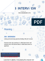 Job Interview Xii SMSTR 1