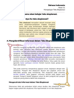 Revision Note - Bahasa Indonesia Kelas 11 - Mempelajari Teks Eksplanasi