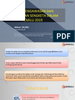 Materi - 58 - 2. Bawaslu - Sistem Pengawasan Dan Penyelesaian Sengketa Pemilu 2019