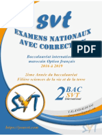 Examens Nationaux SVT - BIOF