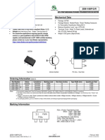 2DB1188P/Q/R: 32V PNP Medium Power Transistor in Sot89