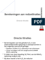 Redoxtitratie Met Opgave