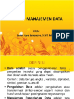 Konsep Manajemen Data