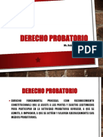 SEMANA 10. Derecho Probatorio