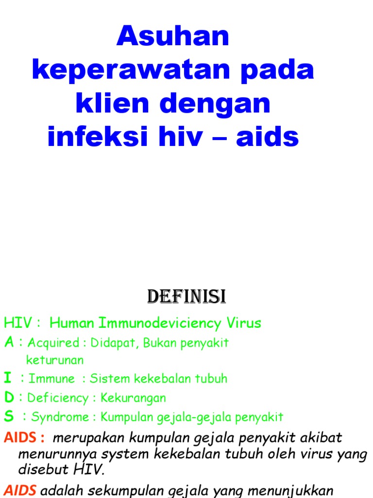 Askep Hivaids Pada Dewasa | PDF