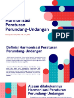 Harmonisasi Peraturan Perundang-Undangan