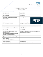 Neutropenic Sepsis Protocol 2020