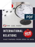 CSS International Relations Past Papers 2000 To 2022