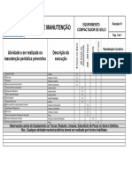 Plano de Manutenção Preventiva Compactador de Solo