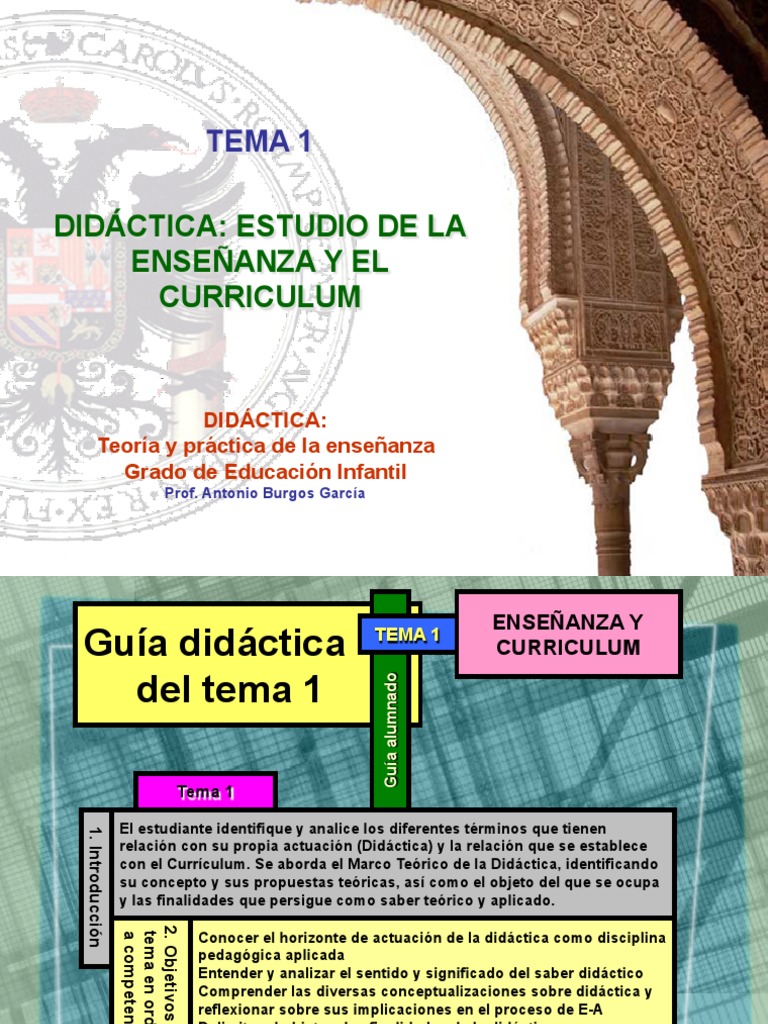 Didáctica y Currículum en Educación Infantil | PDF | Plan de estudios ...