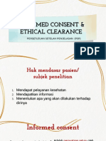 Informed Consent Ethical Clearance