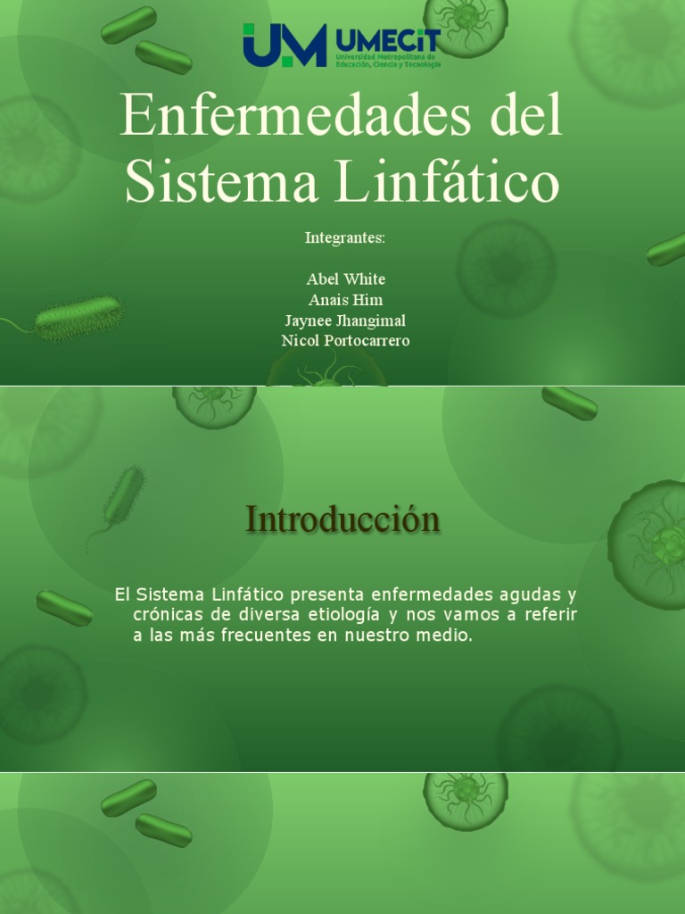 Enfermedades Del Sistema Linfático Pdf Linfoma Especialidades Medicas