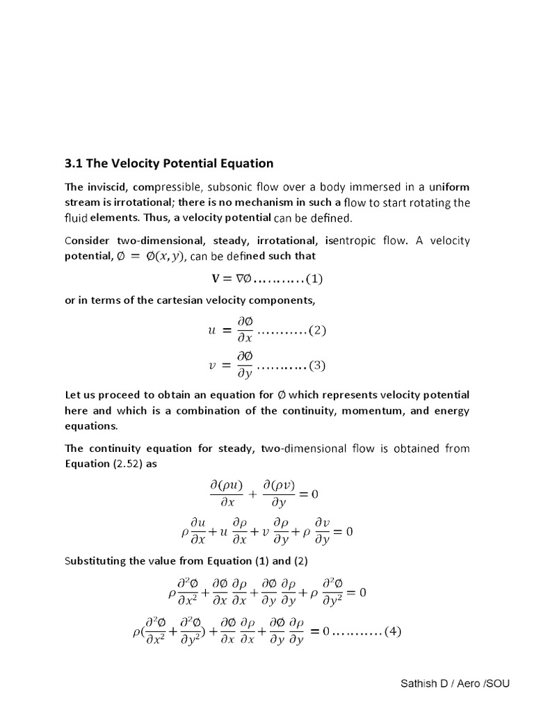 Aa notes 4 pdf aerodynamics fluid dynamics