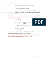 Sample Calculations of Assignment 1