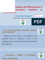 Emergency Planning and Management of Chemical Emergency Situations in Chemical Labs - DR Gameel Qasim