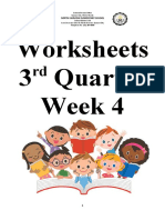 Final 3RD Quarter Week 4 Worksheets