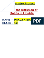 Chemistry Project Class 12