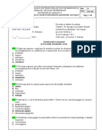 Teste PAO Anul III Romană 2022-65611