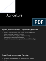 Agricultural Production Factors, Processes and Crops