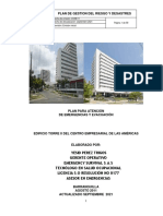 PLAN DE GESTION DEL RIESGO Y DESASTRES Edificio de Oficinas