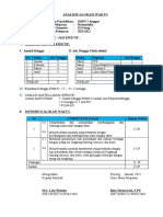 Analisis Alokasi Waktu (Genap)