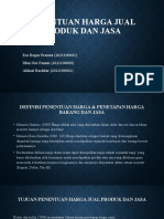 Penentuan Harga Jual Produk Dan Jasa