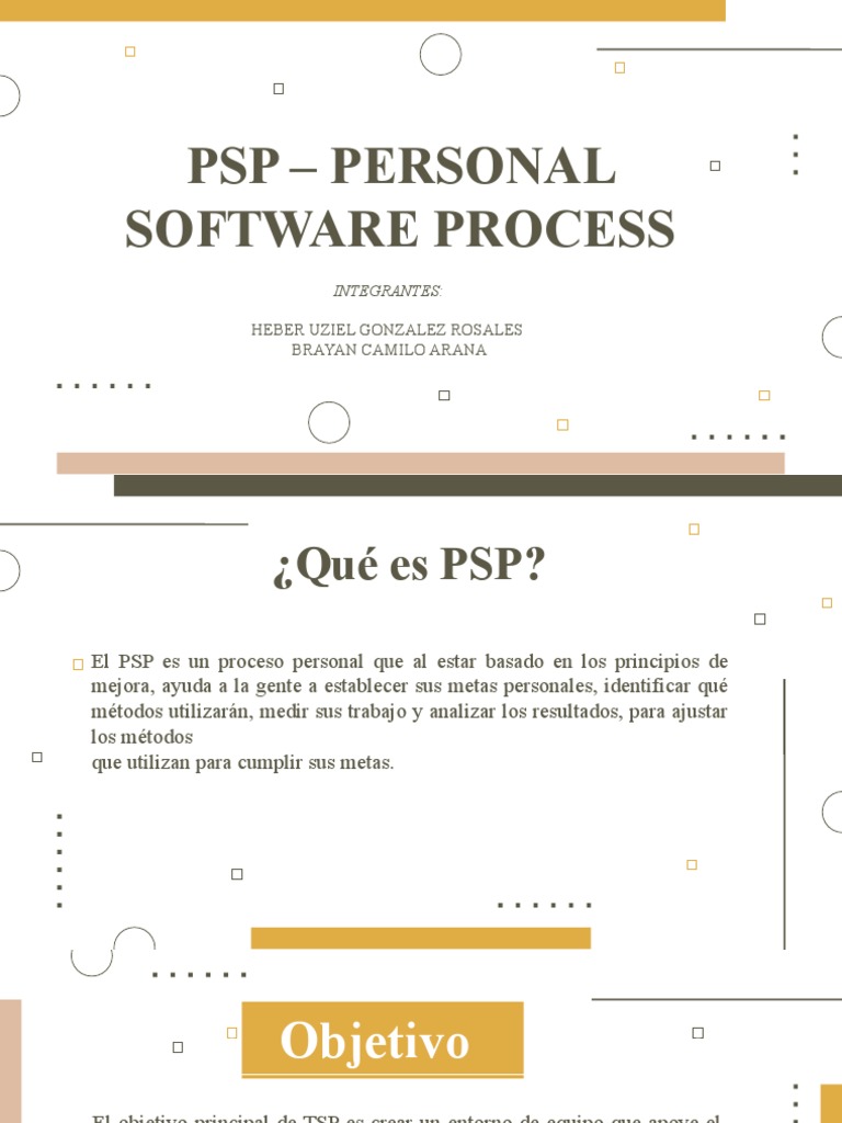 Proceso de Software Personal (PSP) | PDF | Software | Ingeniería de ...