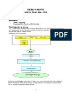 Design Note Septick Tank 800 Liter