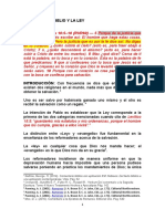 La justificación por la fe vs la ley