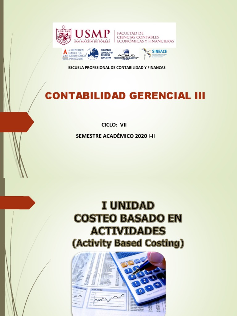 Costeo ABC en Contabilidad Gerencial | PDF | Contabilidad | Toma de ...
