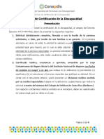 Anexo 1.1 SOLICITUD DE CERTIFICACIÓN DE LA DISCAPACIDAD I