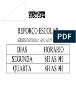 Reforço Escolar