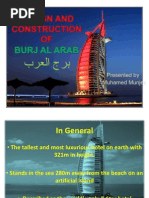 Download Design and Construction of Burj Al Arab  by Muhamed Munjee SN61292707 doc pdf